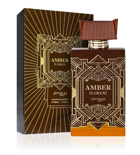  Zimaya Amber Is Great - Арабски парфюмен екстракт за мъже и жени, 100 мл - Zinora.bg Zinora.bg